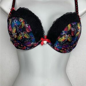 LS BLK/MULTI Beyond Cleavage Push-Up, 36B *PP1043